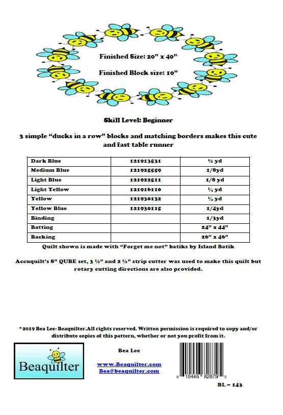 Duck, Duck, Goose Downloadable Pattern