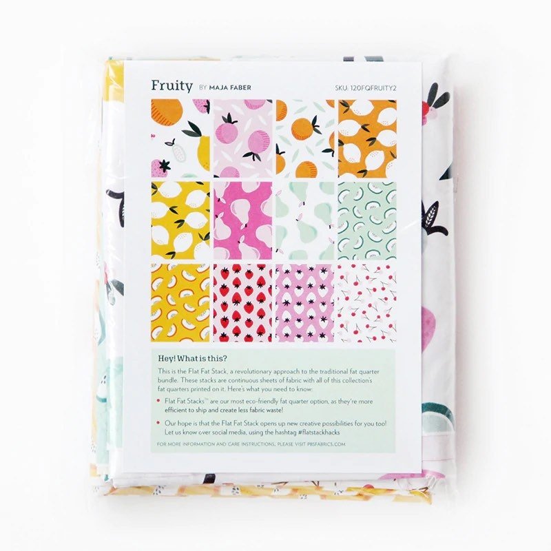 Fat Quarter Panel of Fruity - by Paintbrush Studios