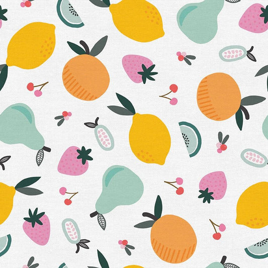 Fat Quarter Panel of Fruity - by Paintbrush Studios