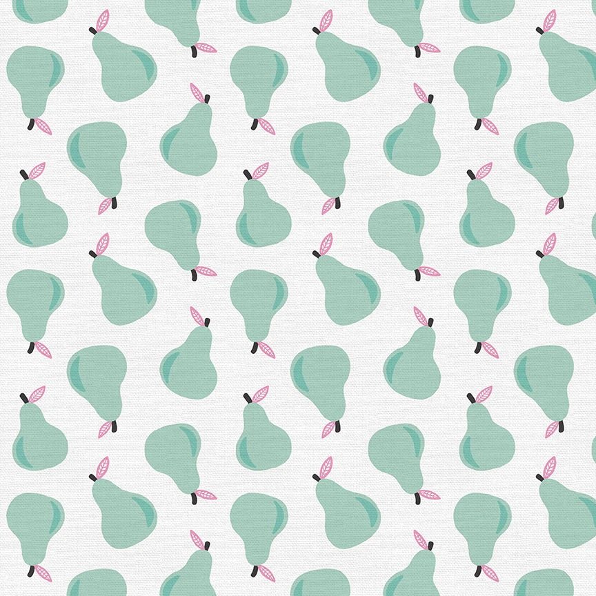 Fat Quarter Panel of Fruity - by Paintbrush Studios