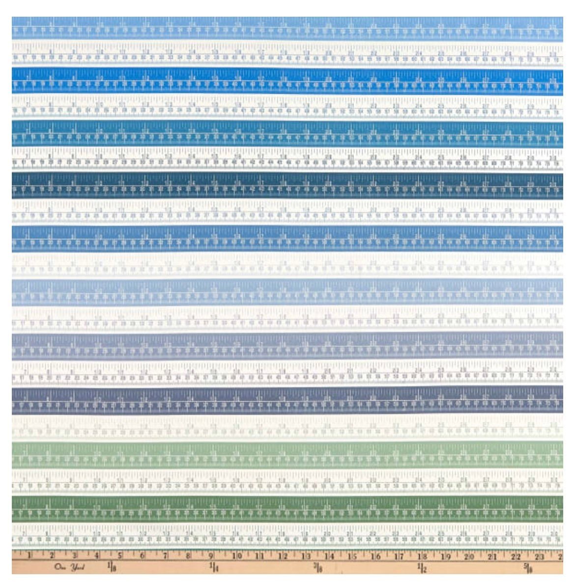 Fat Quarter Panel of Sewing Mood Fabric - Cool by Paintbrush Studios
