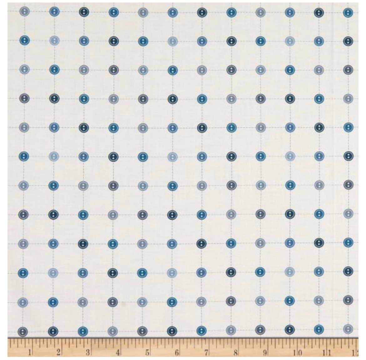 Fat Quarter Panel of Sewing Mood Fabric - Cool by Paintbrush Studios