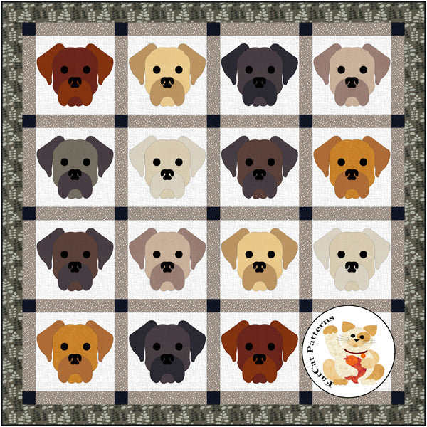 Dog Days, Labrador Quilt Pattern