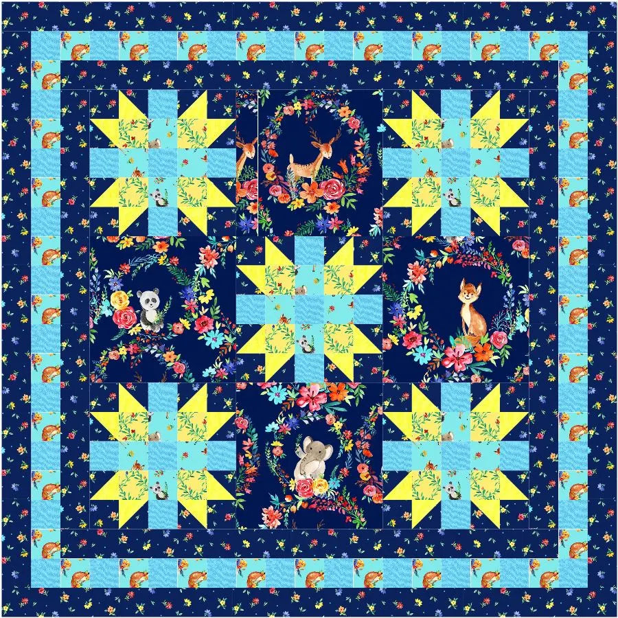 Forest Flowers Downloadable Pattern