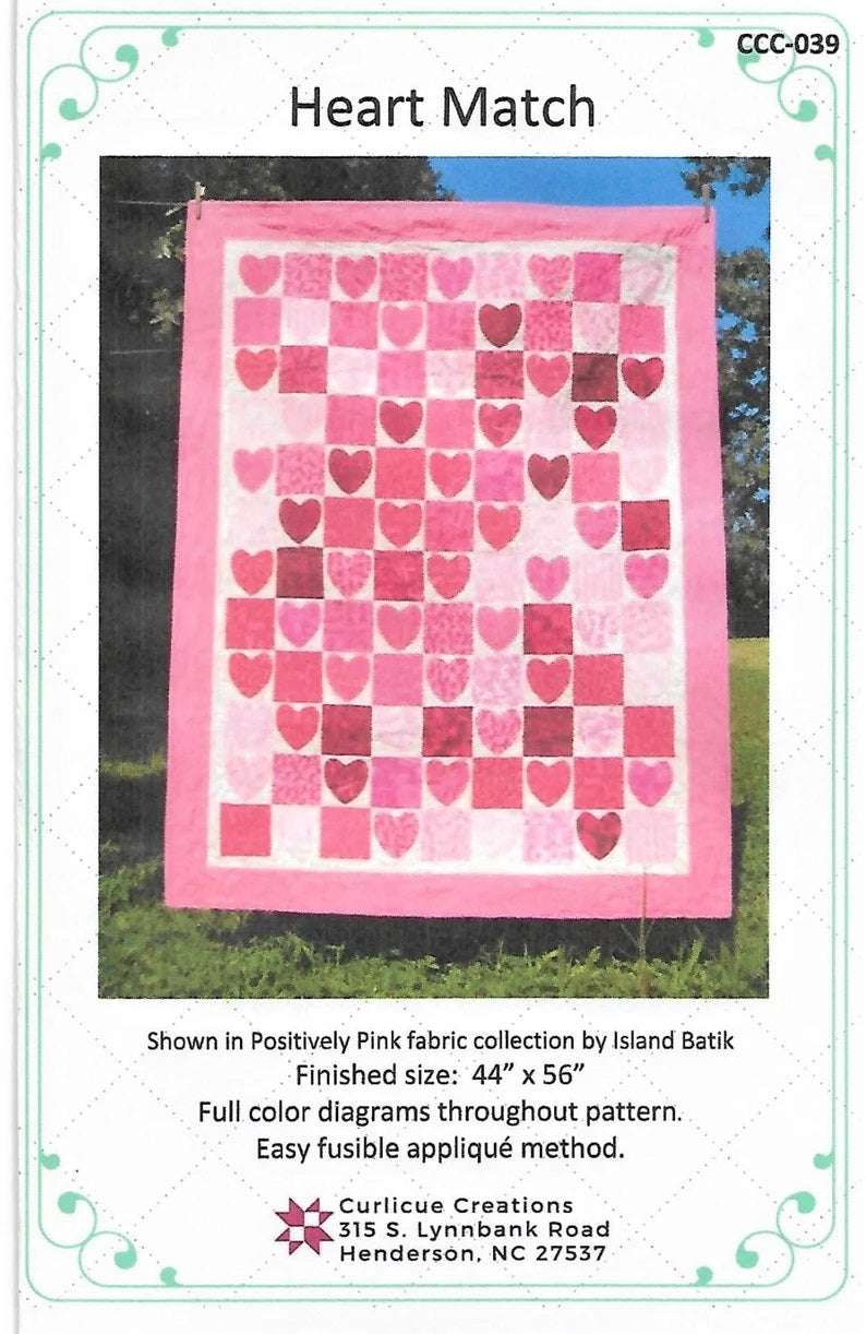 Heart Match Downloadable Pattern