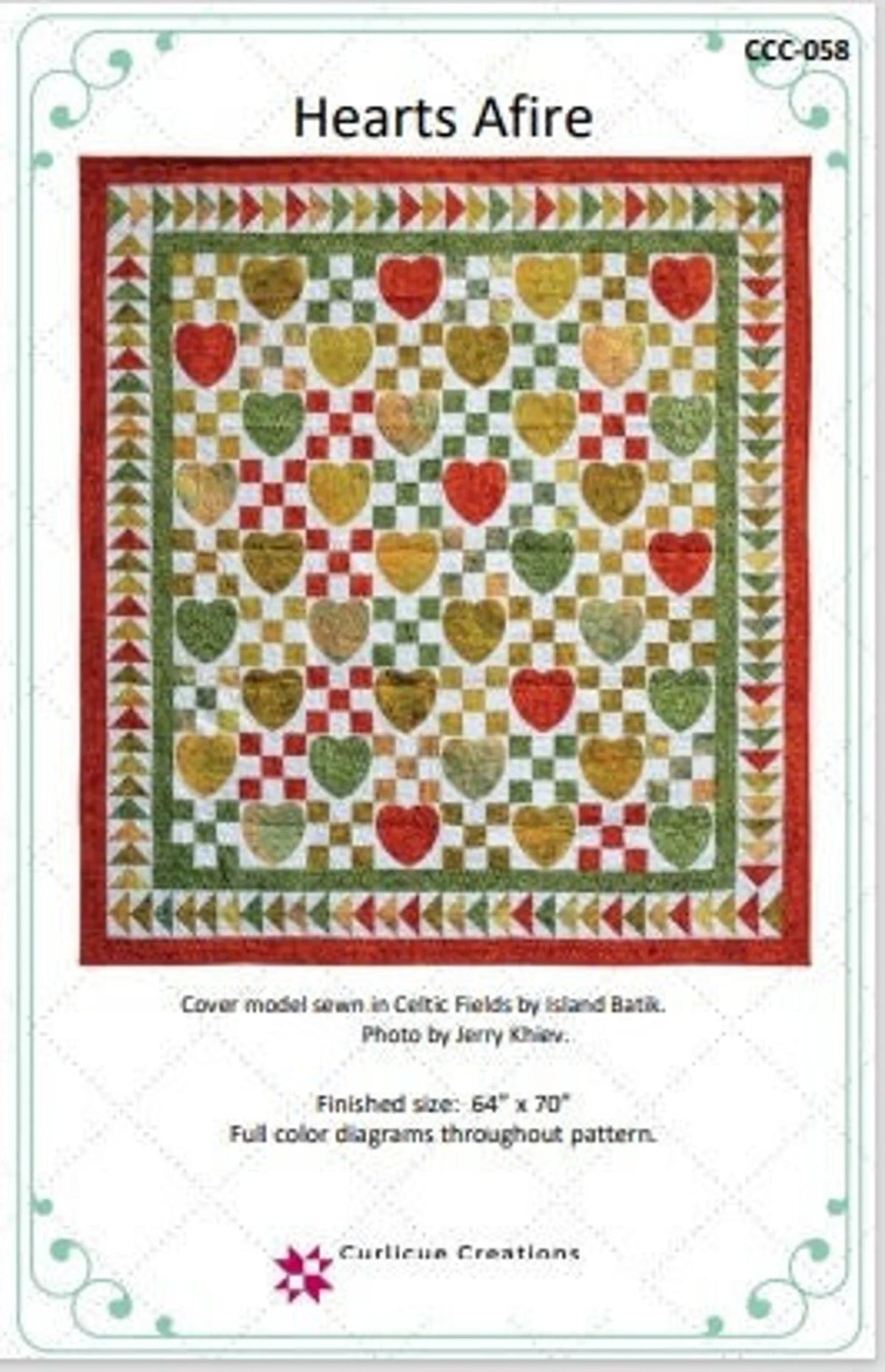 Hearts Afire Downloadable Pattern