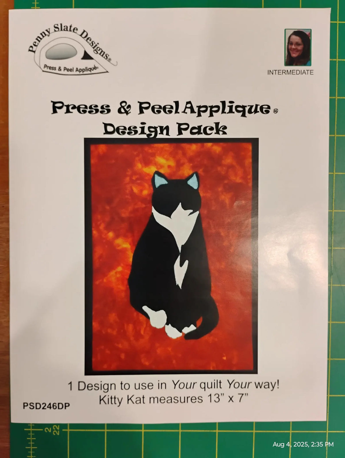 Kitty Kat Pattern Press & Peel Applique