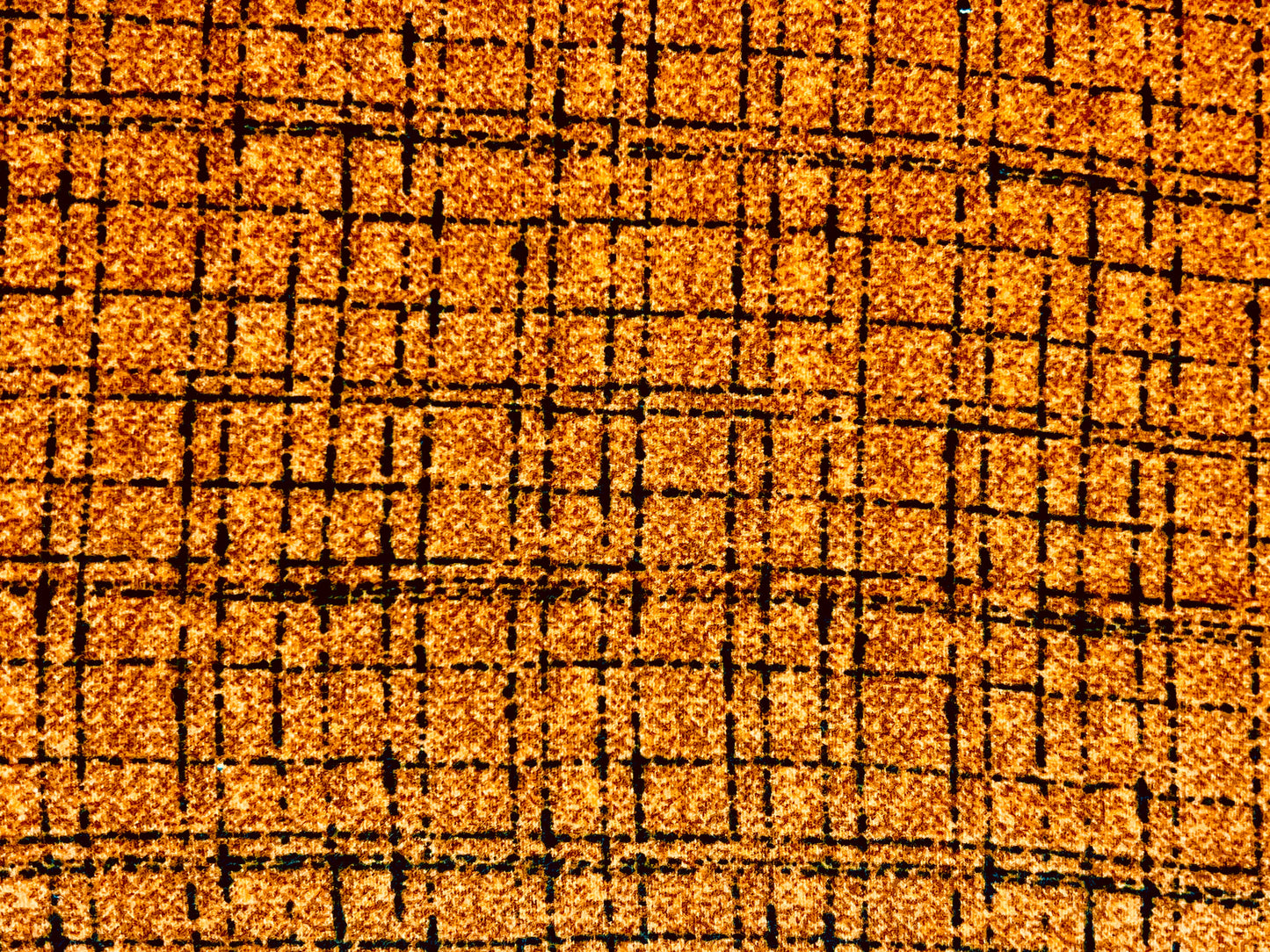 Fall Black and Orange Soft Flannel Fabric