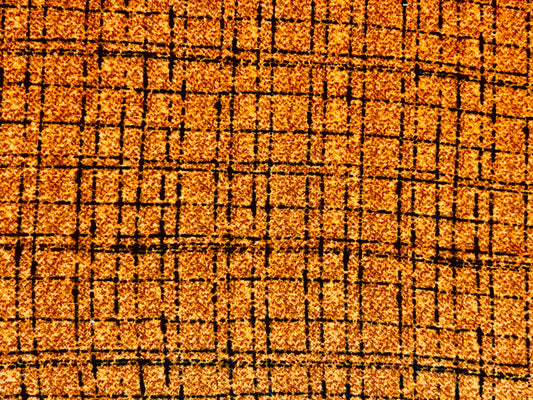 Fall Black and Orange Soft Flannel Fabric