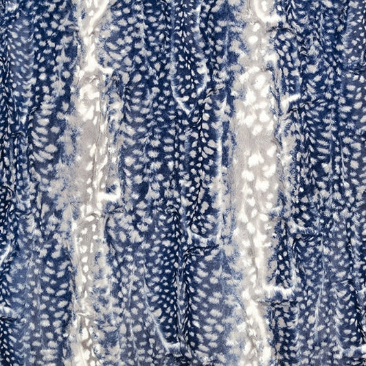 Navy Luxe Cuddle Fawn 58"/60" Fabric per yard