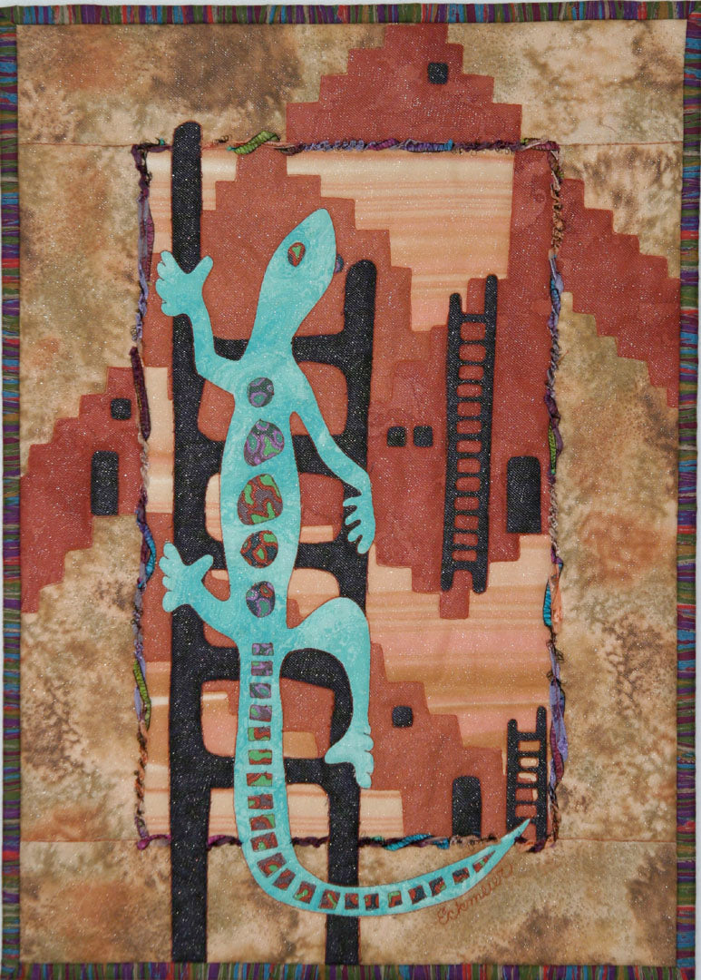 Lucky Lizard - Lizard on a Ladder Pattern