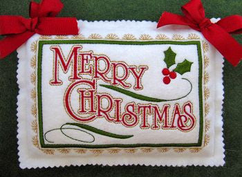 Make it Merry! Mini Hanging Pillows Pattern