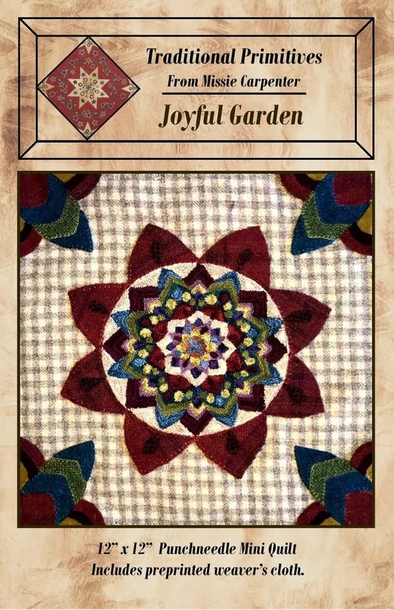 Joyful Garden Punchneedle Pattern