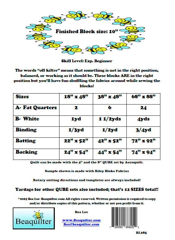 Off Kilter Downloadable Pattern