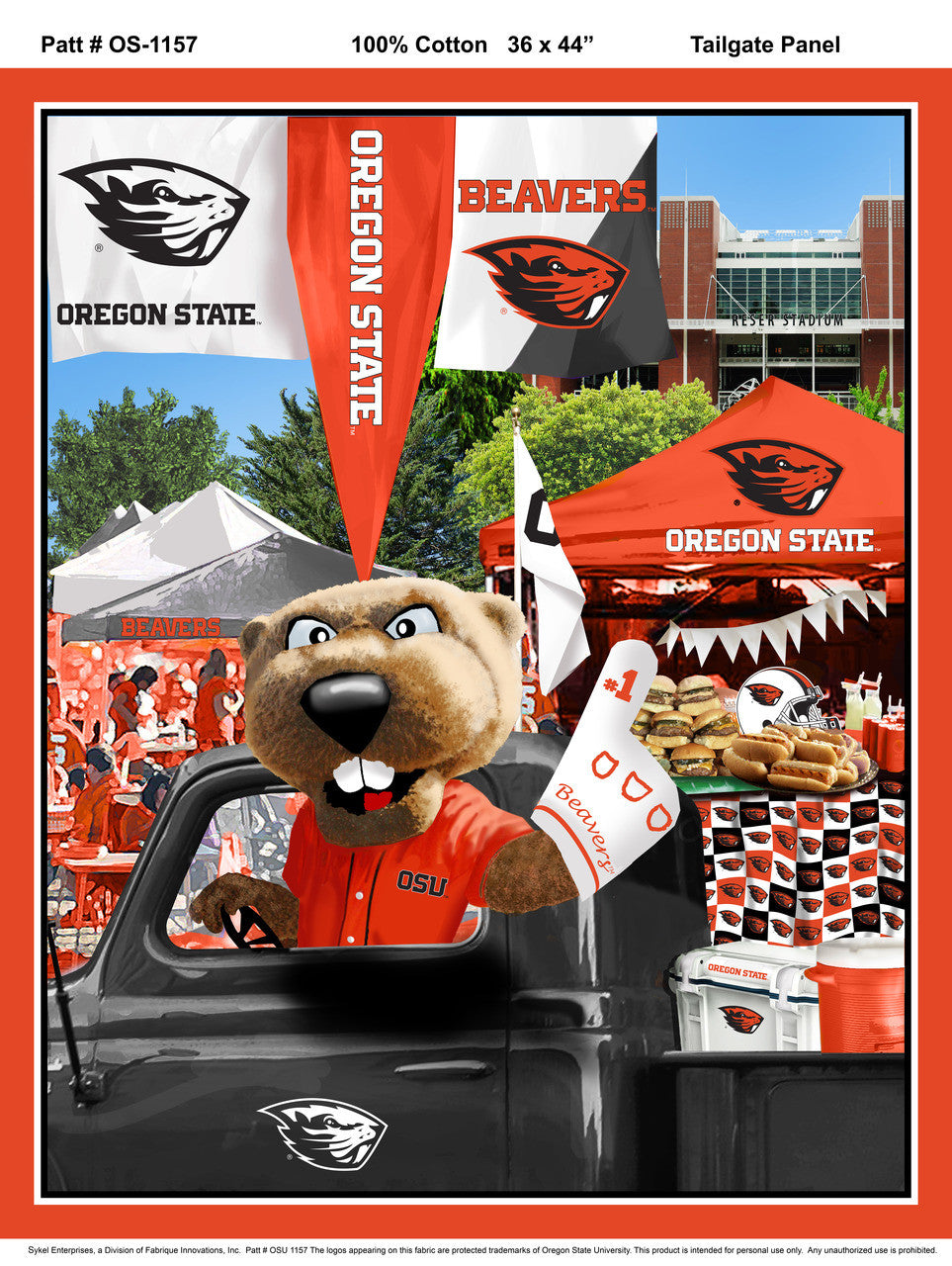 Oregon State Beavers - Tailgate Panel