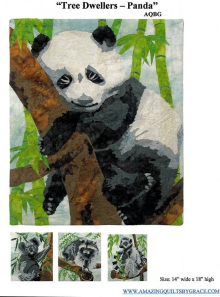 Tree Dweller Panda Downloadable Pattern