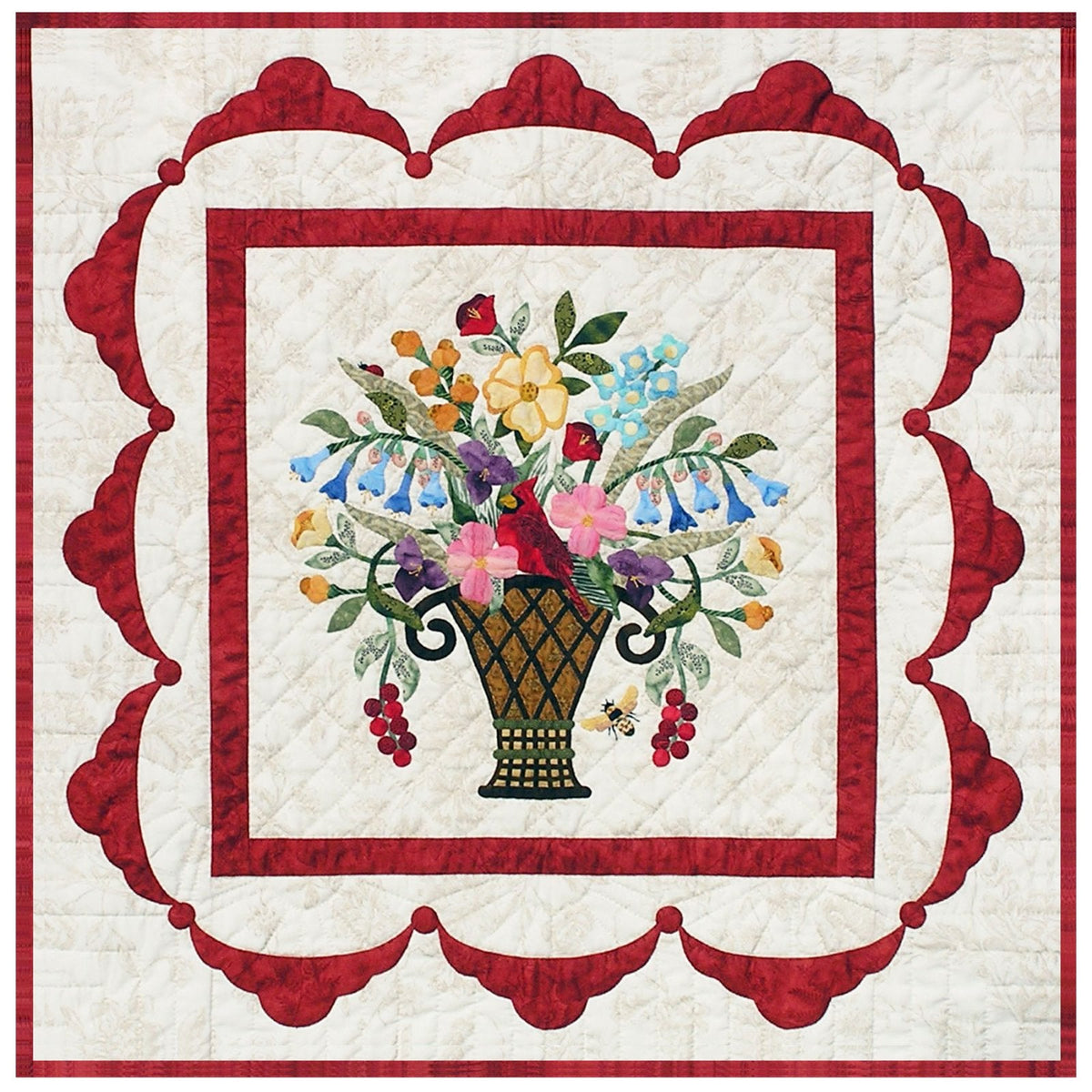 Virginia Bouquet Wall-Hanging Quilt Pattern
