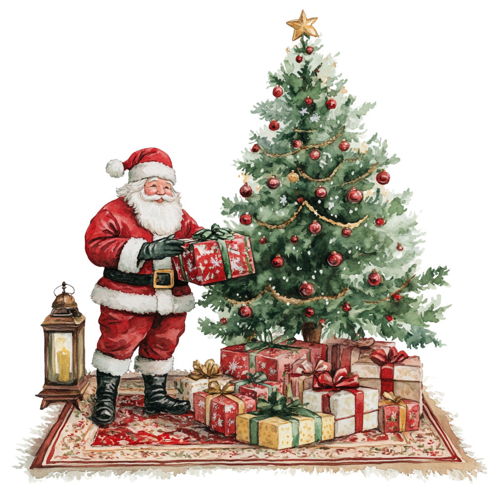 Rustic Christmas Fabric Panel 26