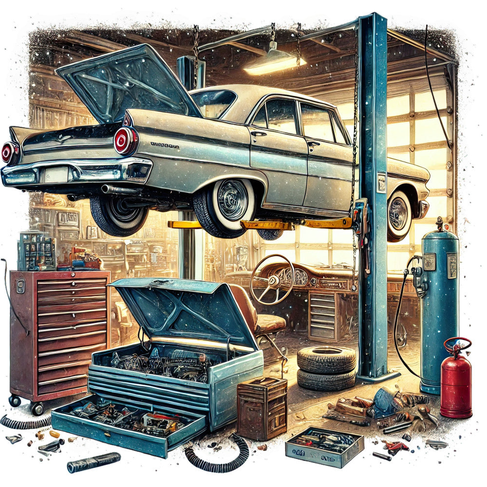 Mechanics Fabric Panel 19