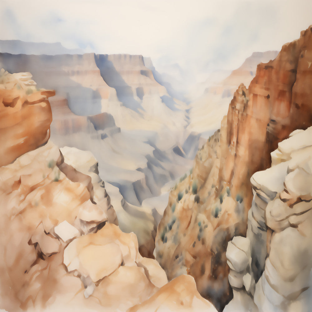 Grand Canyon Landscape Fabric Panel 1