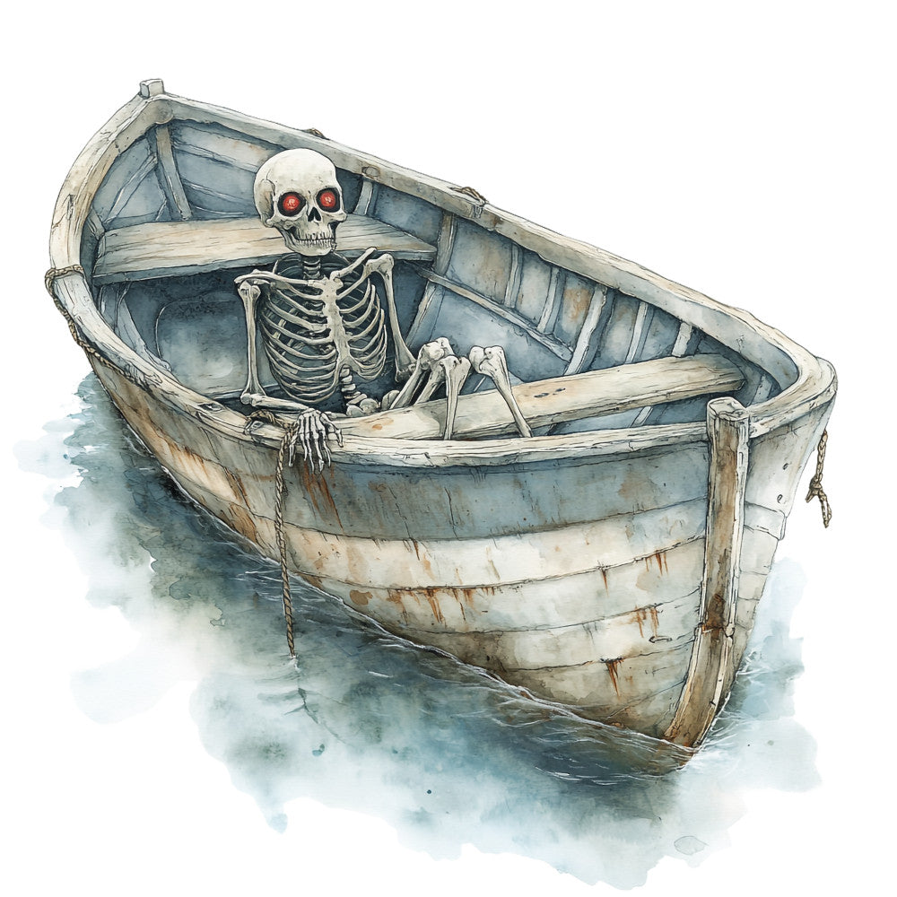 Haunted Ocean Fabric Panel 16