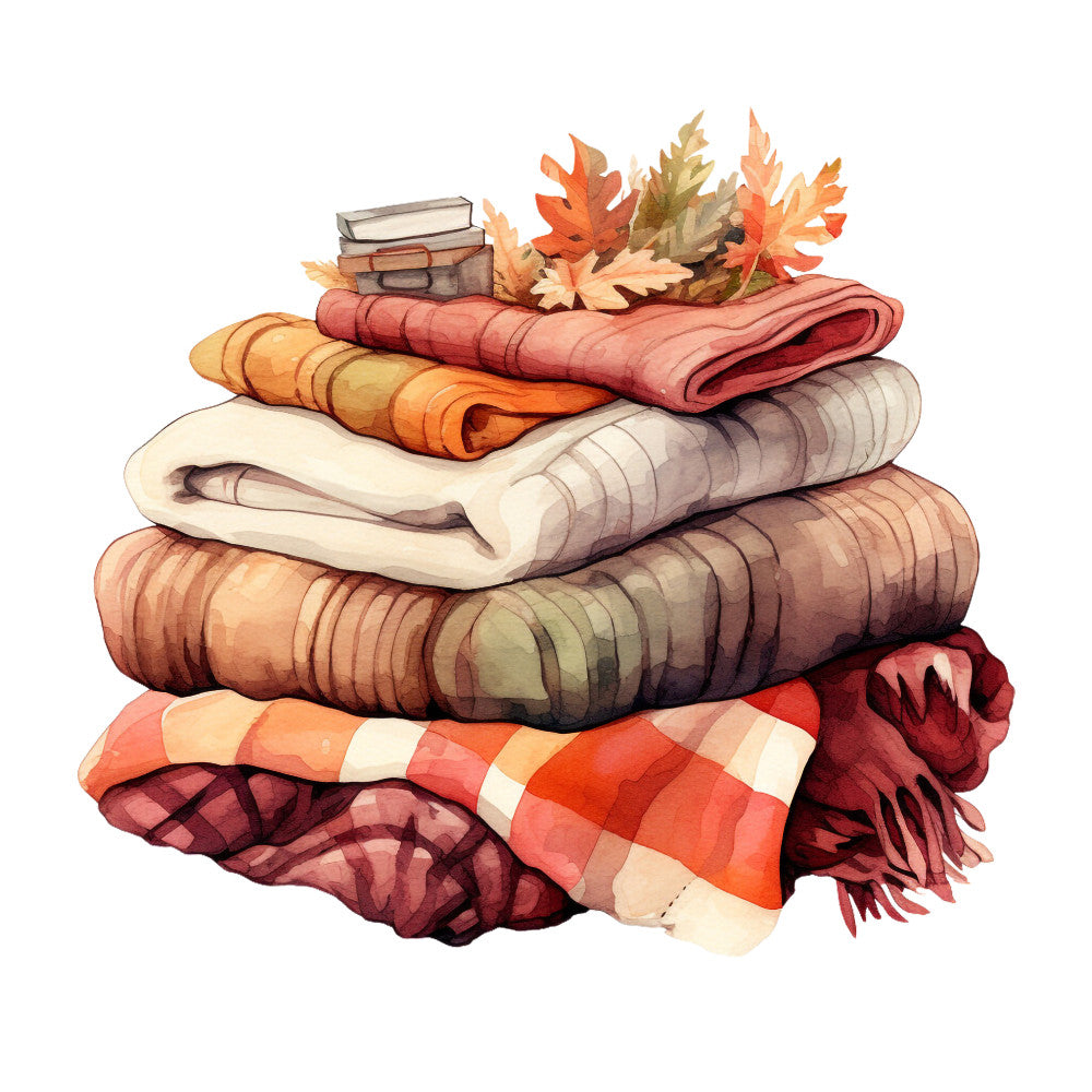Cozy Autumn Fabric Panel 36
