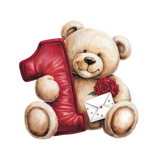 Valentines Day Alphabet Fabric Panel 34