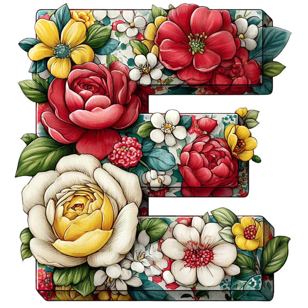 Wedding Alphabet Fabric Panel 10