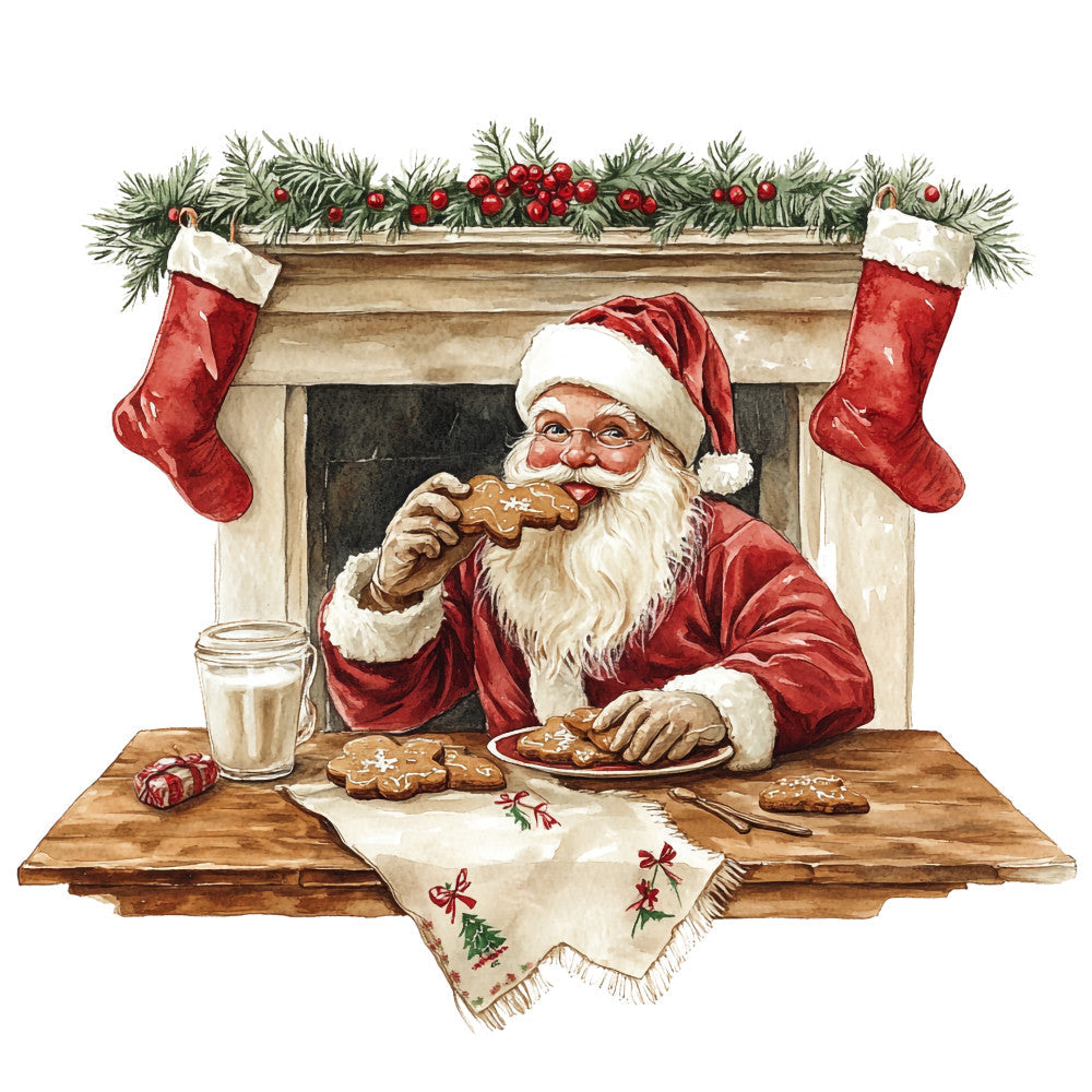 Rustic Christmas Fabric Panel 10