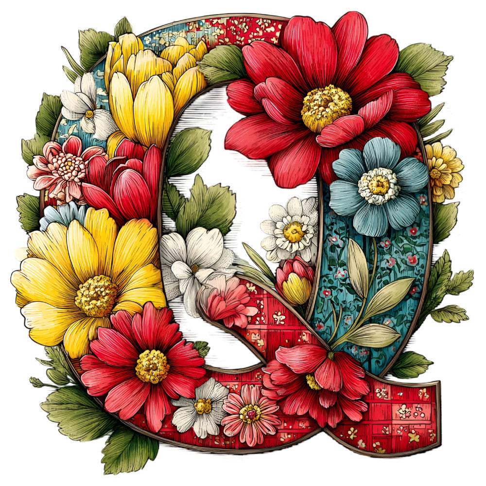 Wedding Alphabet Fabric Panel 24