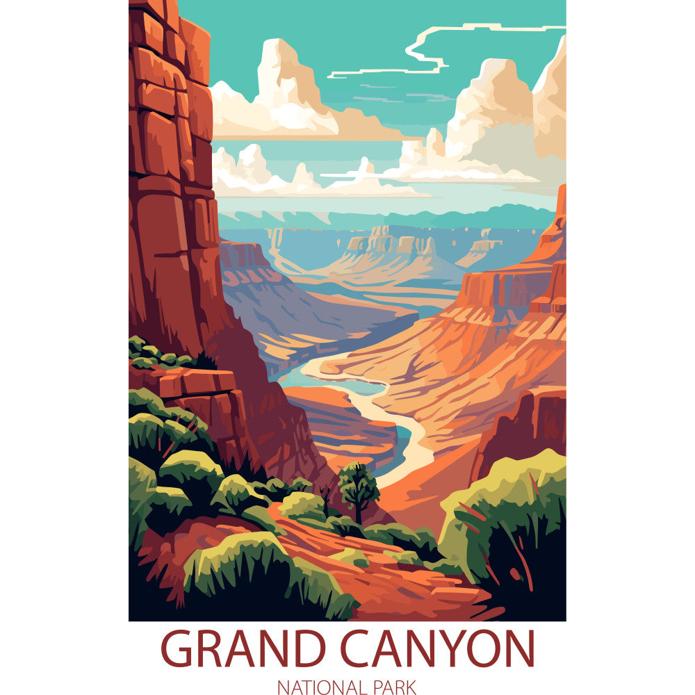 Travel Poster Fabric Panel 13