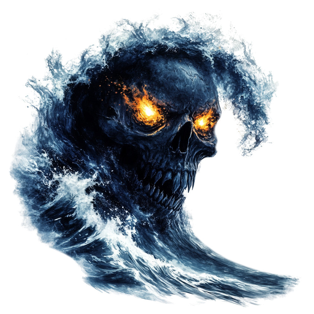 Haunted Ocean Fabric Panel 8