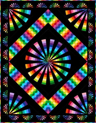 Psychedelic Spin Quilt Pattern