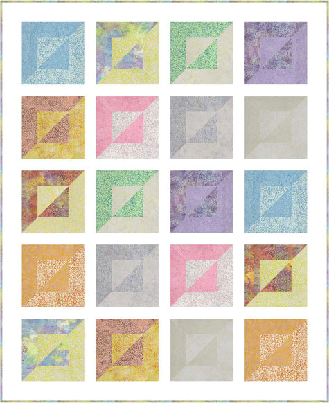 Bevelled Quilt Pattern