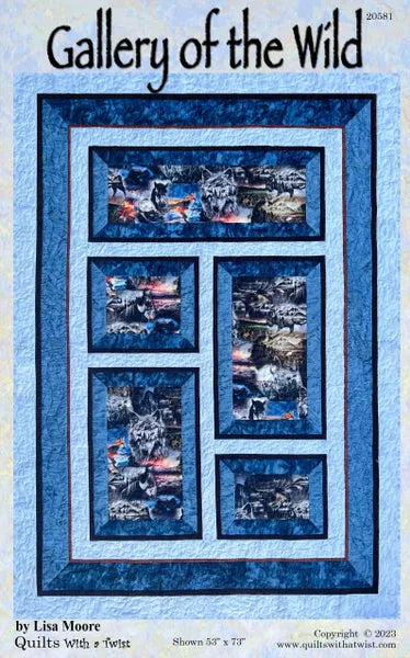 Gallery of the Wild Quilt Pattern