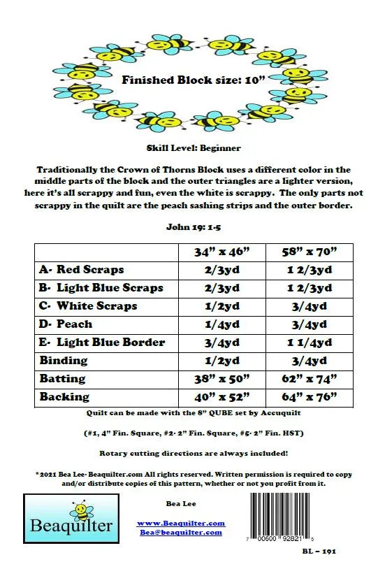 Sacrifice Downloadable Pattern