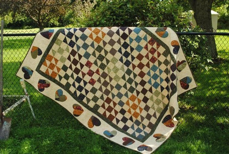 Scrappy Hearts Quilt Pattern