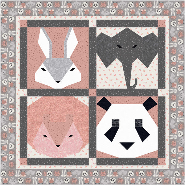 Fuzzy Friends Quilt Pattern