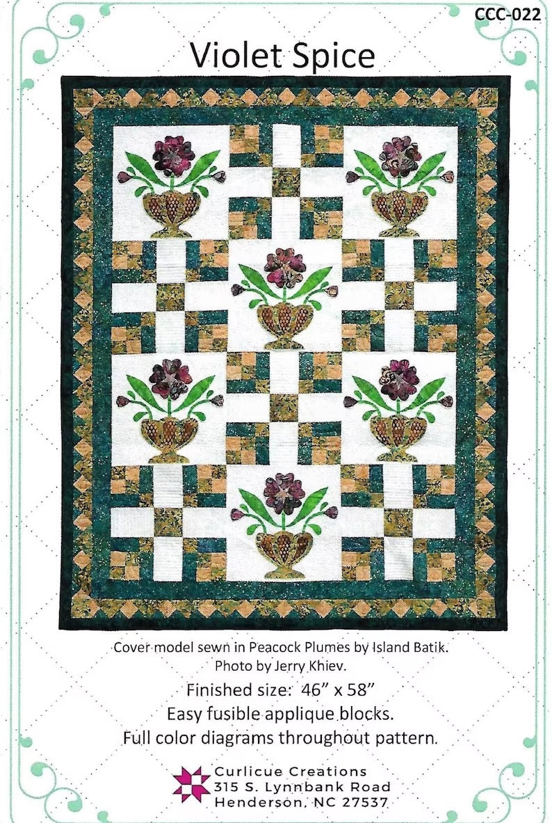 Violet Spice Downloadable Pattern
