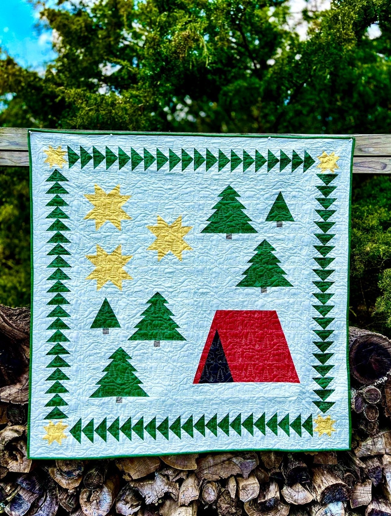 Woodland Camping Adventure Quilt Pattern - Paper Print Version