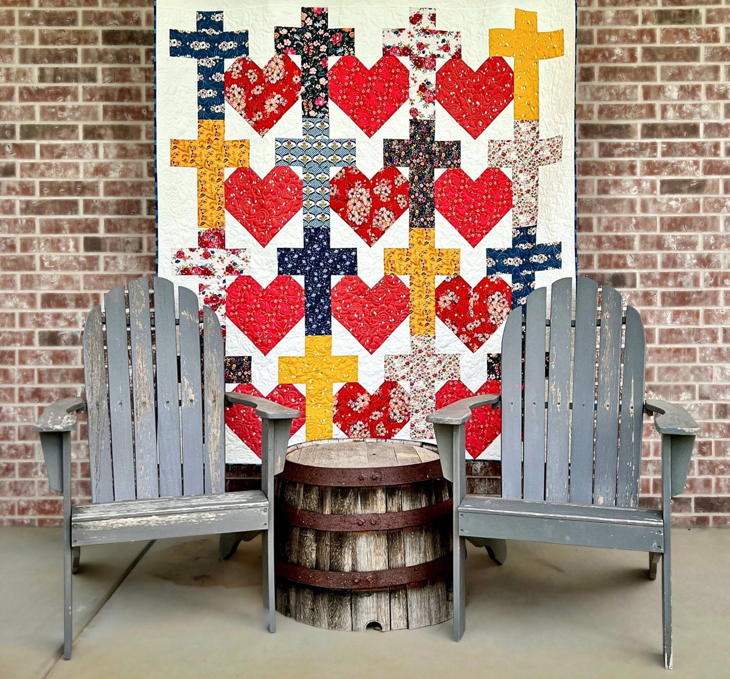 Yes He Loves Me Quilt Kit