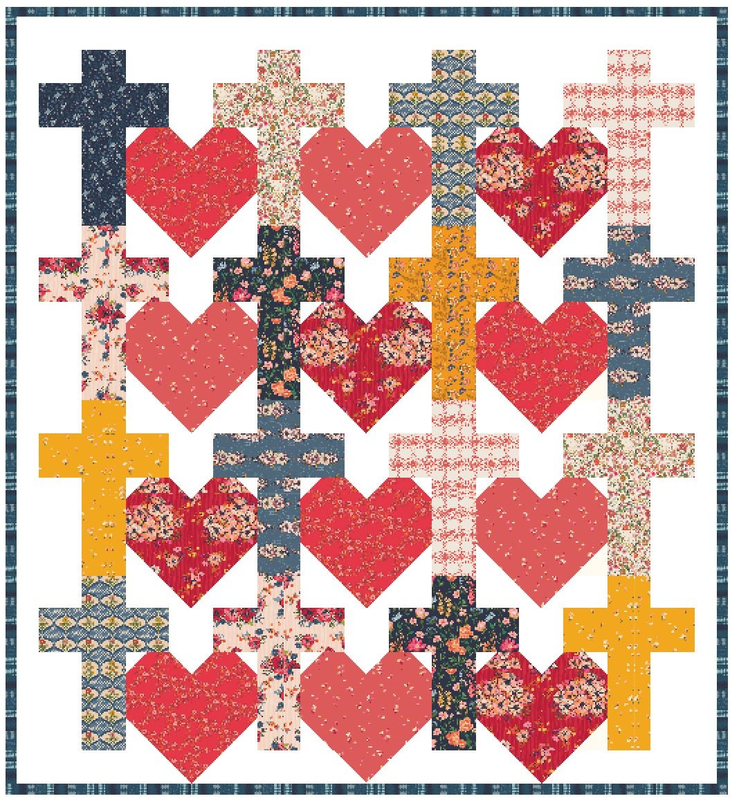 Yes He Loves Me Quilt Kit